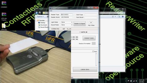 rfid mifare card reader writer|mifare rfid reader software download.